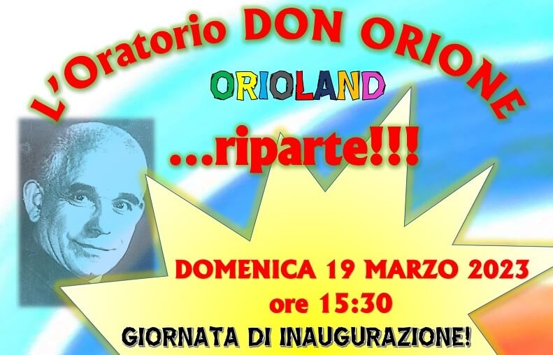 oratorio inaugurazione